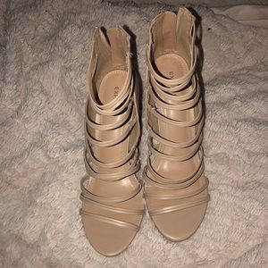 Express Nude Wedges